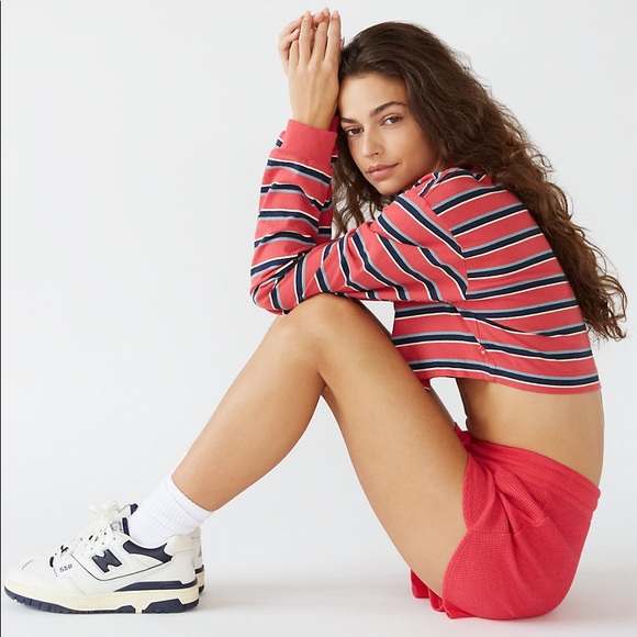 WORN ONCE Tna | Melrose Waffle Short Hibiscus Red - Picture 7 of 15